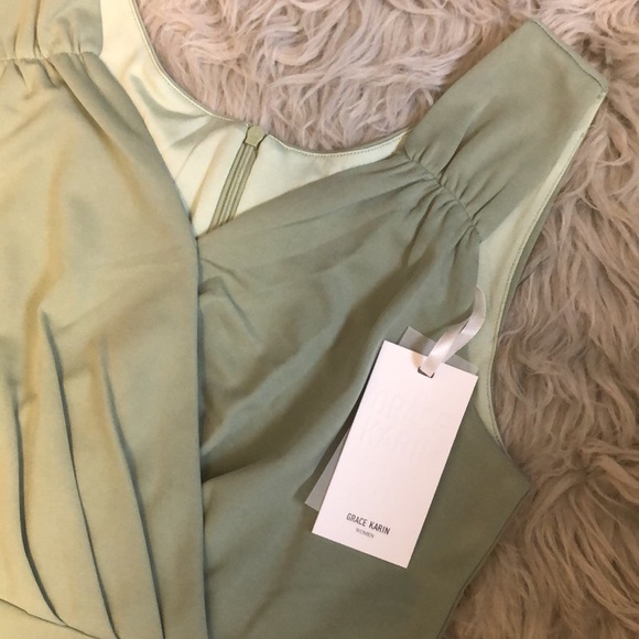 Bright Green Grace Karin Dress NWT - Picture 2 of 5